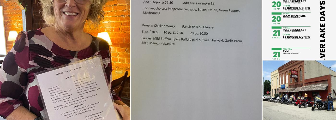 Silver Inn Menu