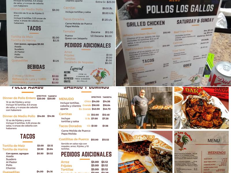 Pollos Los Gallos Menu