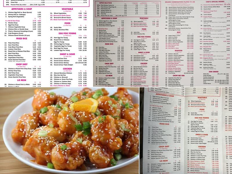 Fu Lin Menu