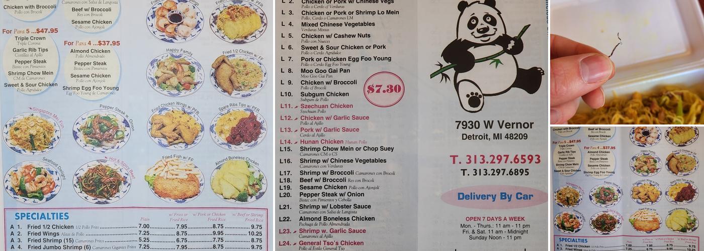 Panda Menu
