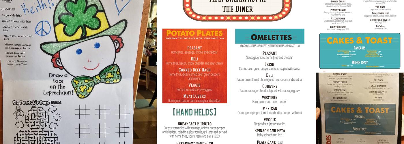 Side Street Diner Menu
