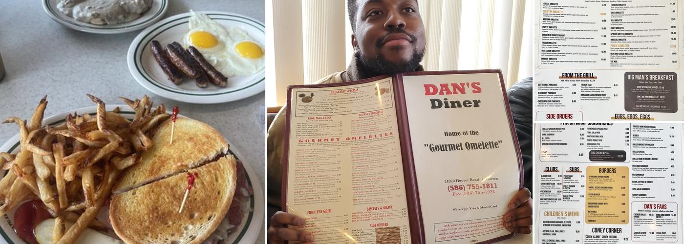 Dan's Diner Menu