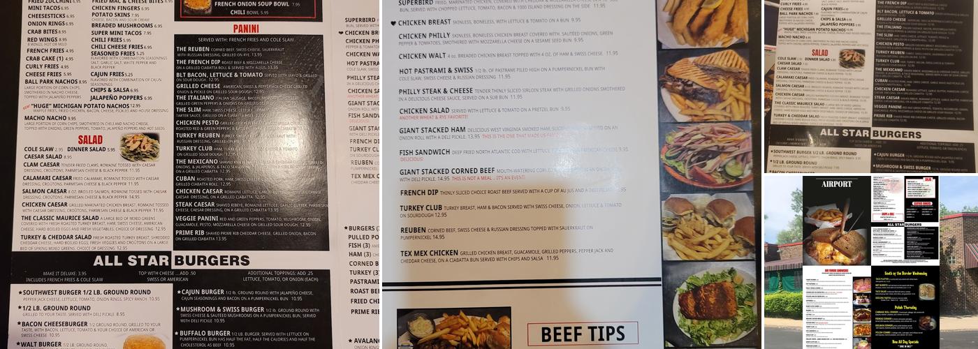 Wheat & Rye Steak House Menu