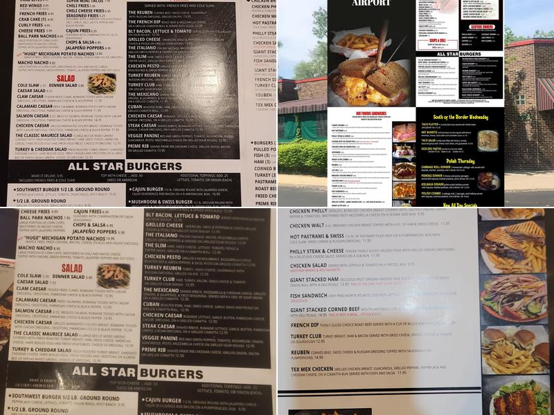 Wheat & Rye Steak House Menu