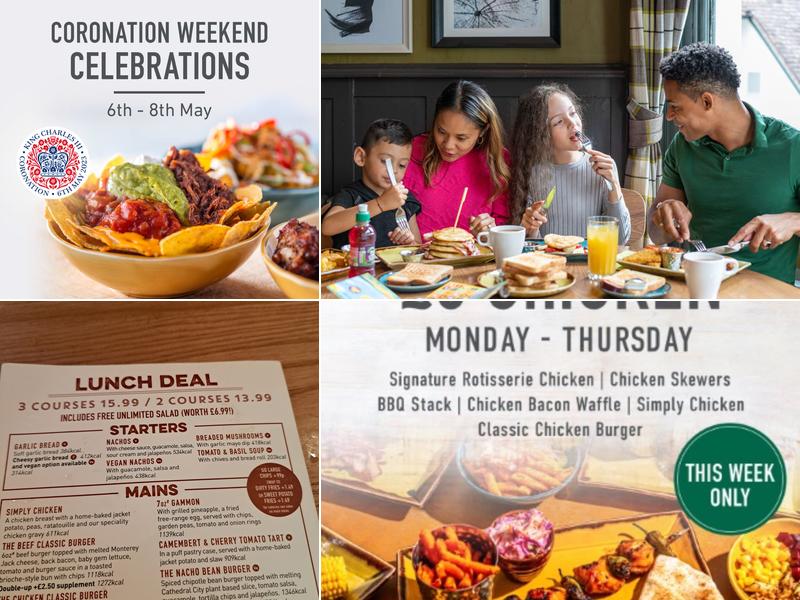 Harvester Timberdine Worcester Menu