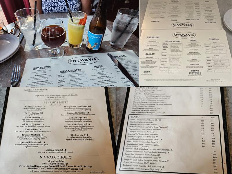Ottava Via Menu