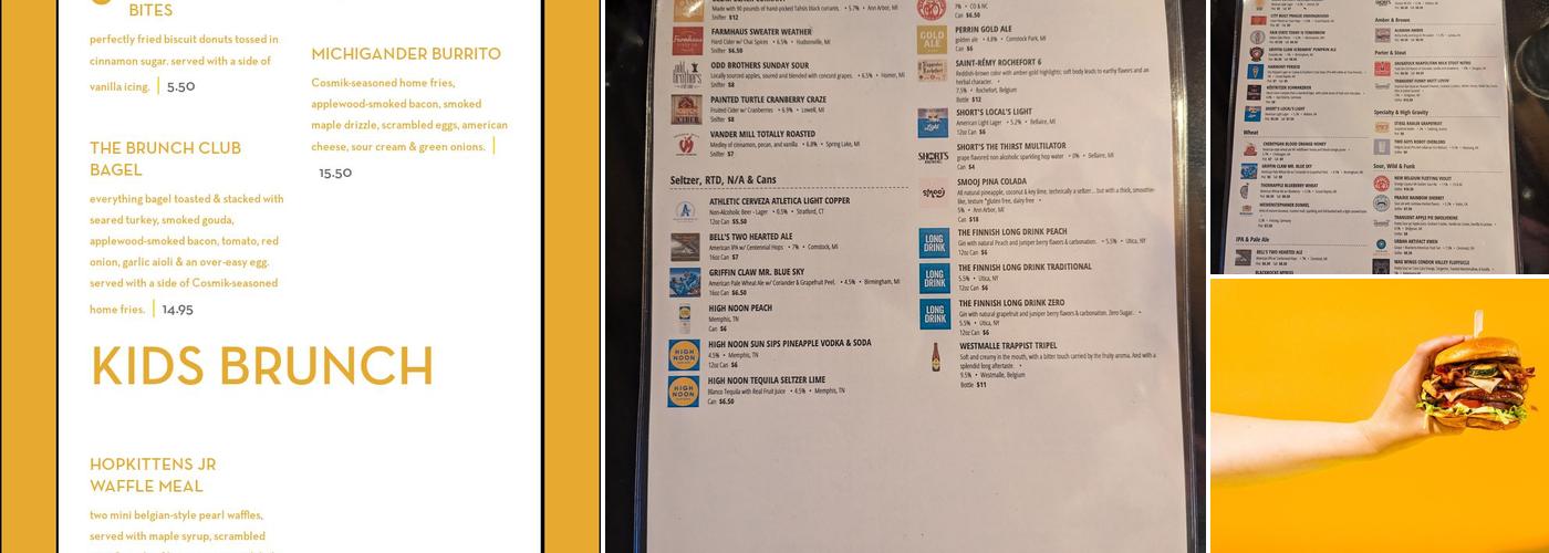 HopCat Menu