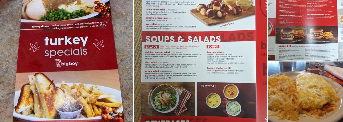 BIG BOY Menu