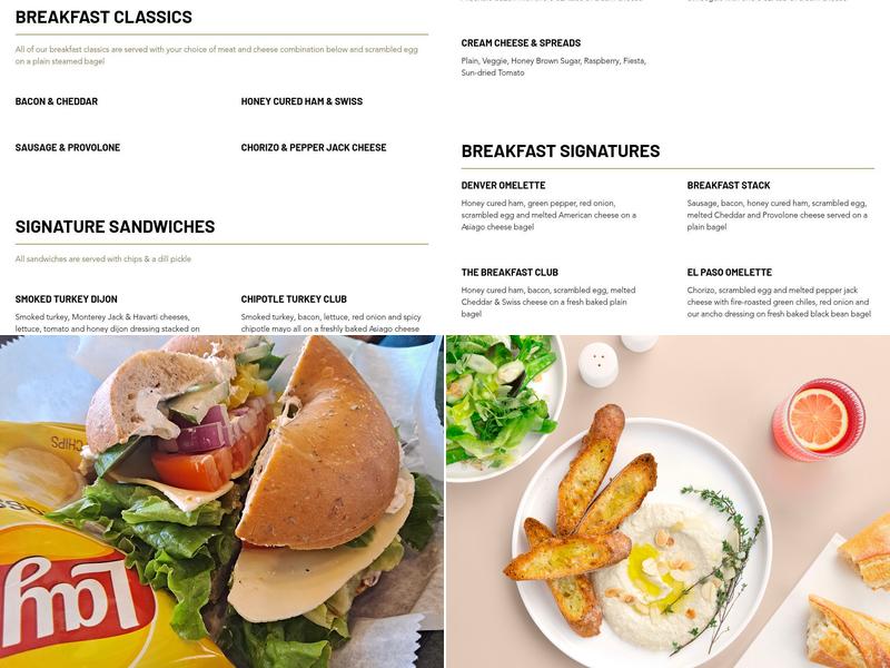 Bagel Beanery Menu