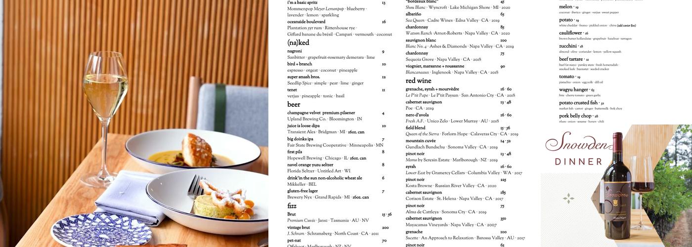 Grove Menu