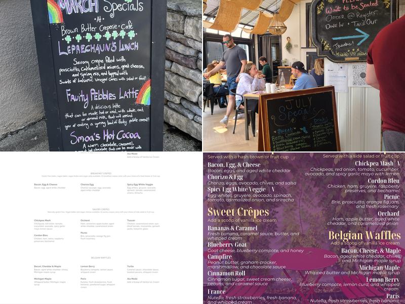 Brown Butter Creperie and Cafe Menu