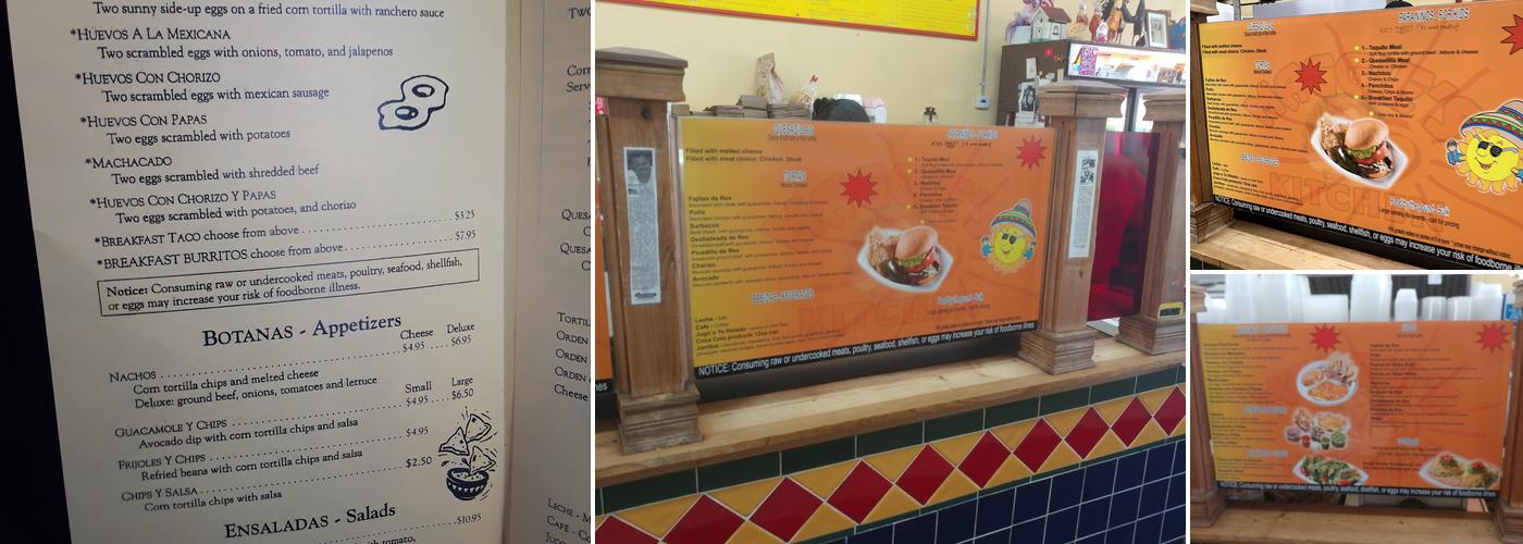 Maggie's Kitchen Menu