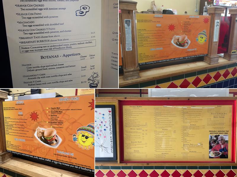 Maggie's Kitchen Menu