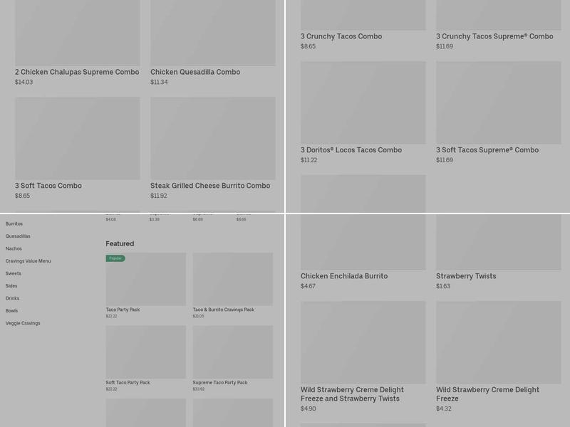 Taco Bell Menu