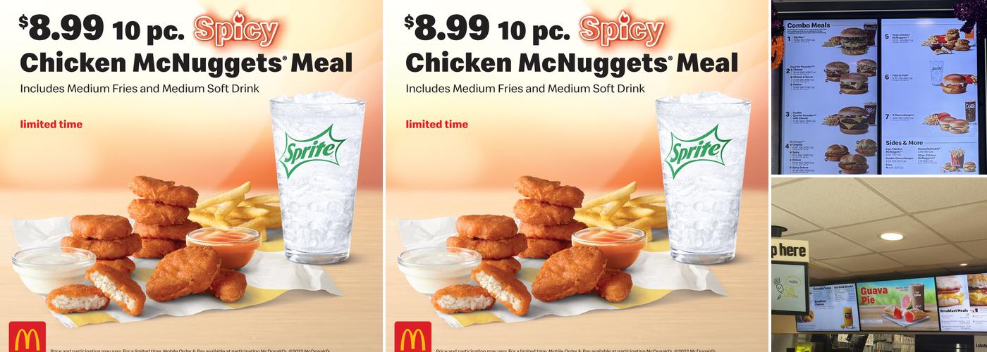 McDonald's Menu