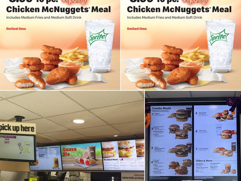 McDonald's Menu