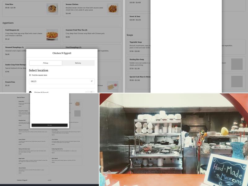 Chicken N Eggroll Menu