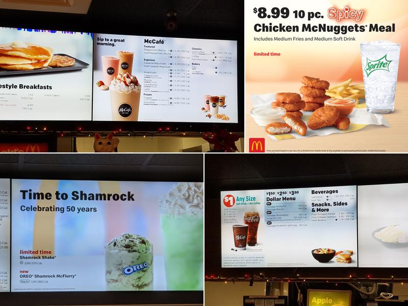 McDonald's Menu