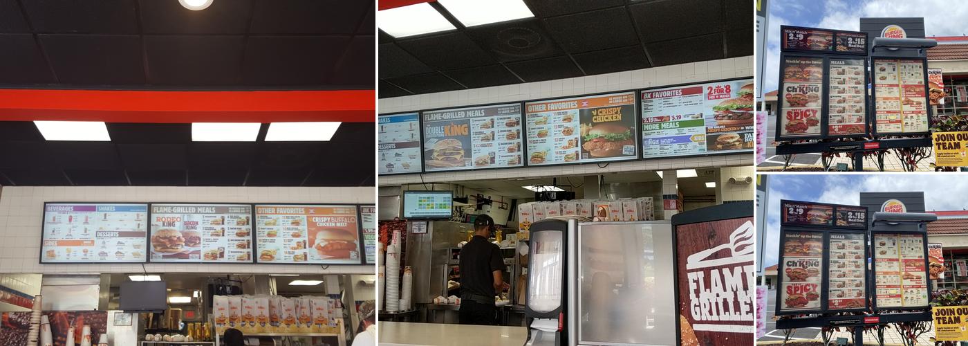 Burger King Menu