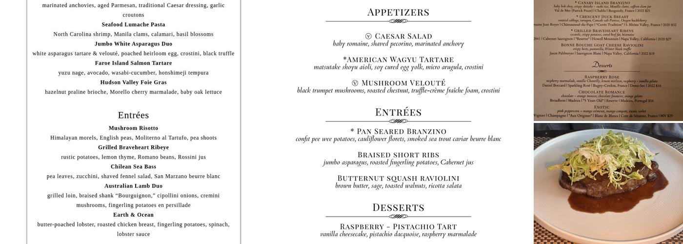 2941 Restaurant Menu