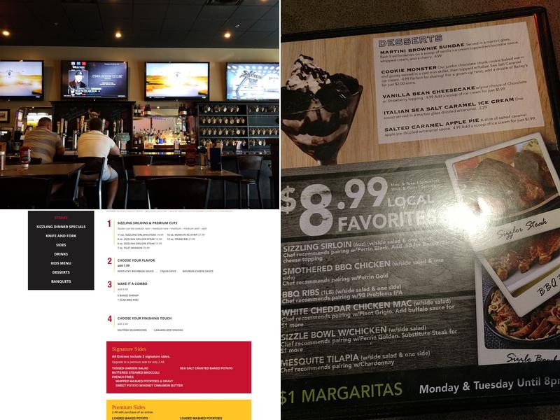 Brann's Steakhouse & Grille Menu