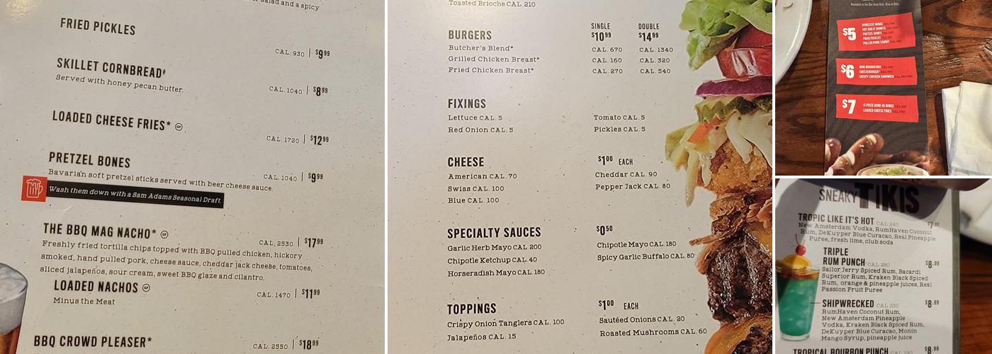 Smokey Bones Grand Rapids Menu