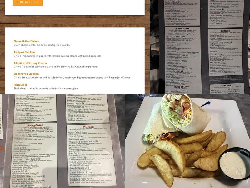 Chubby's Menu