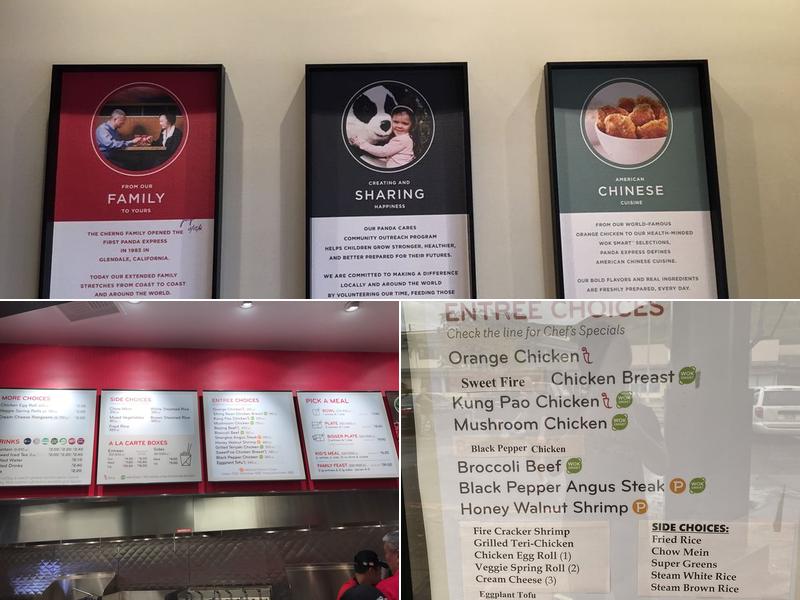 Panda Express Menu