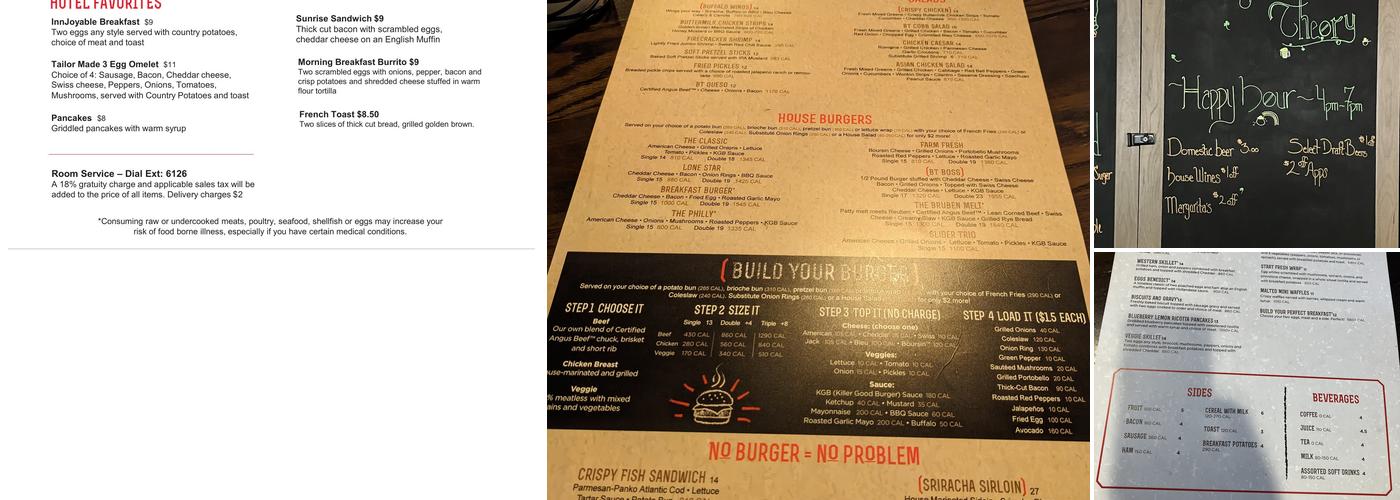 Burger Theory - Grand Rapids Menu