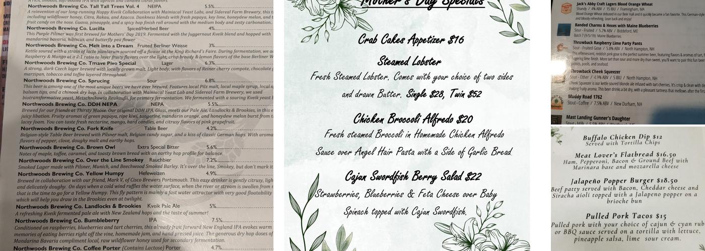 Johnson's Seafood and Steak Menu