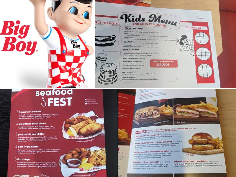 BIG BOY Menu