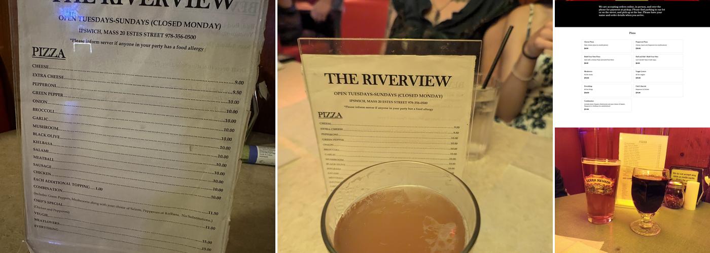 Riverview Restaurant Menu