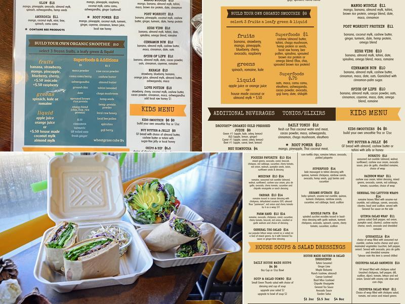 Cacao Tree Café Menu