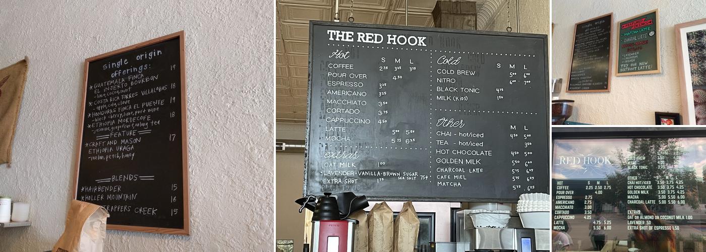 The Red Hook Menu