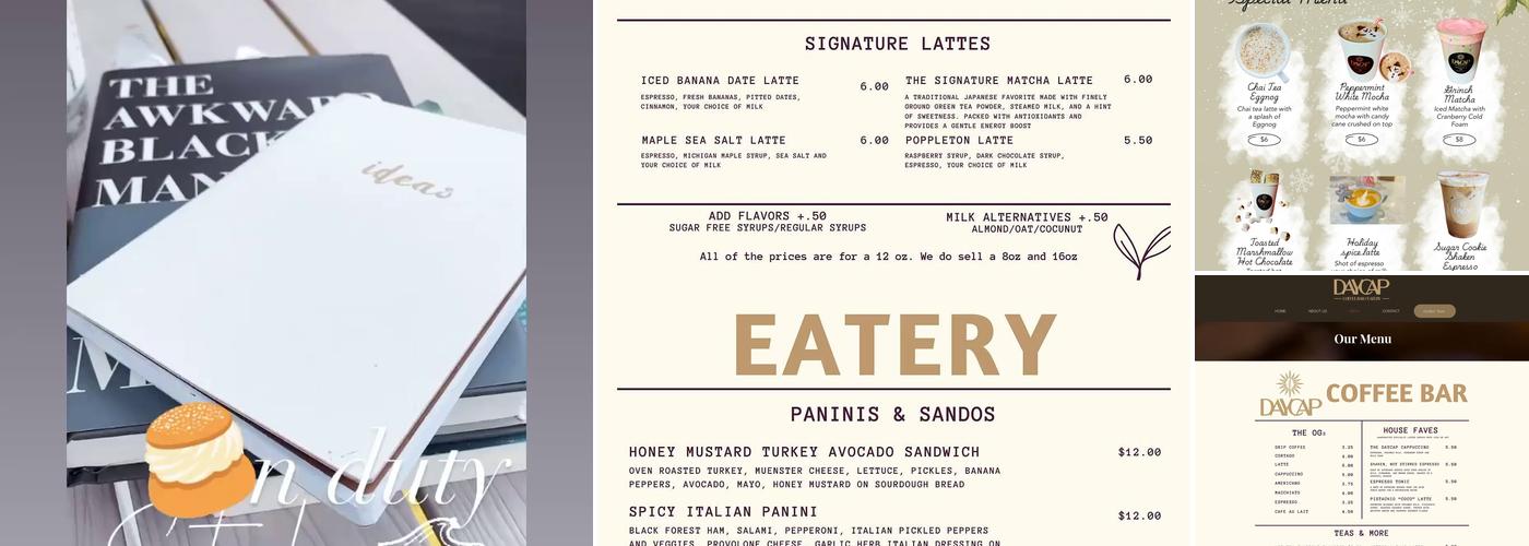 Svenska Cafe Menu