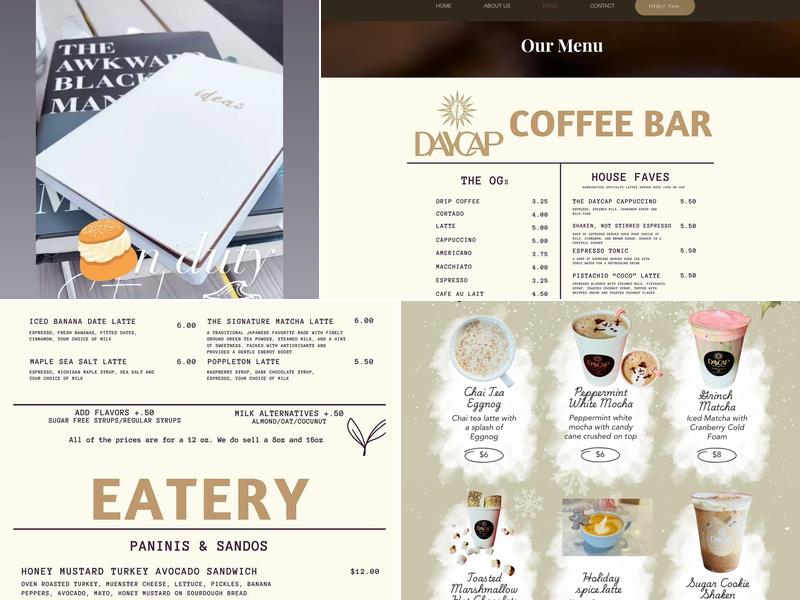 Svenska Cafe Menu