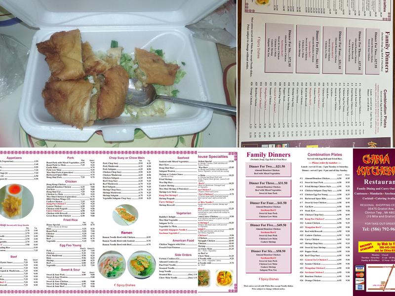 China Kitchen Menu