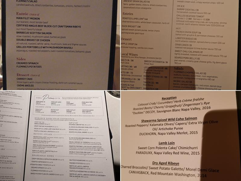Fleming’s Prime Steakhouse & Wine Bar Menu