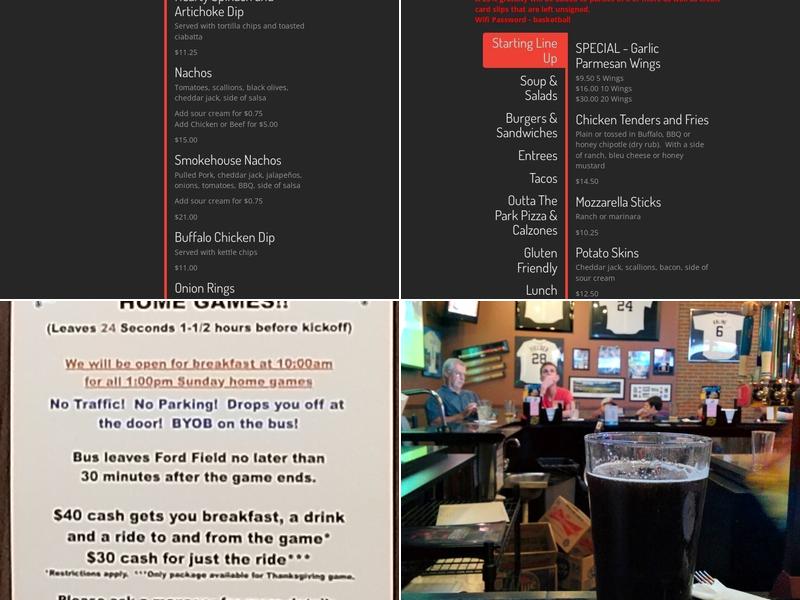 24 Seconds Menu