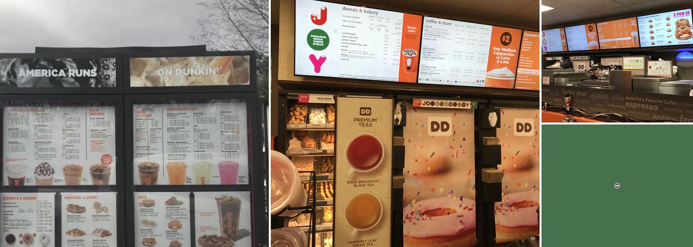 Dunkin' Menu