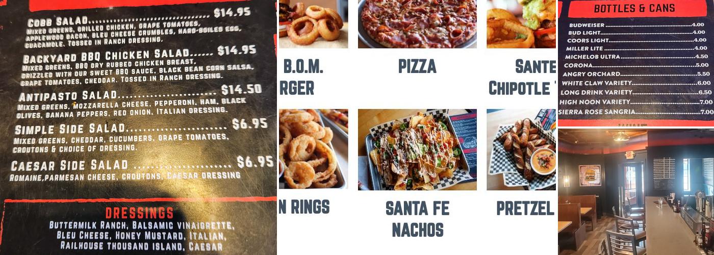 Bagger Dave's Menu