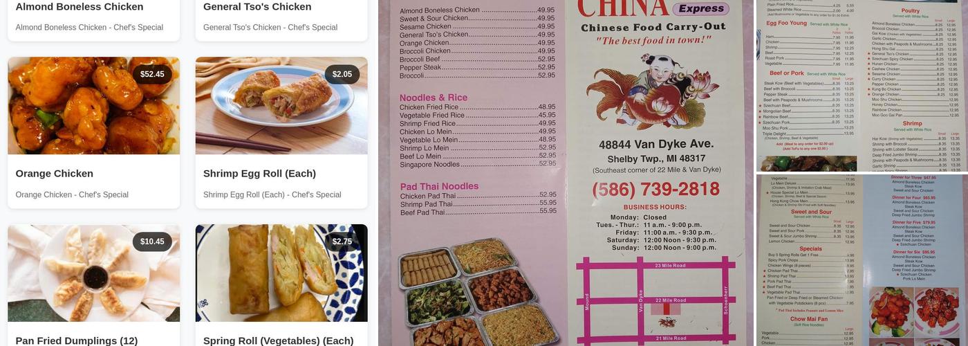 China Chef Express Menu