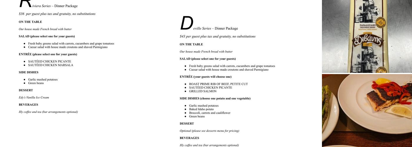 Louis' Chop House Menu