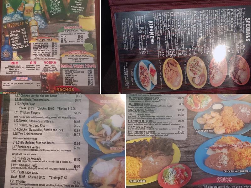 La Tortilla Menu