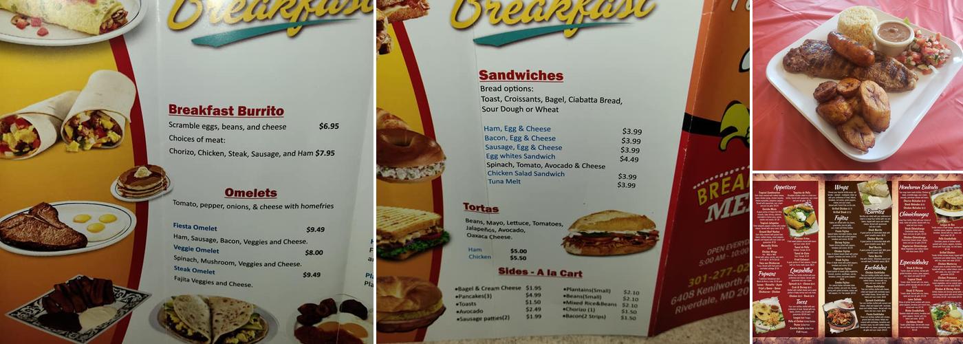 Pollo Fiesta Menu