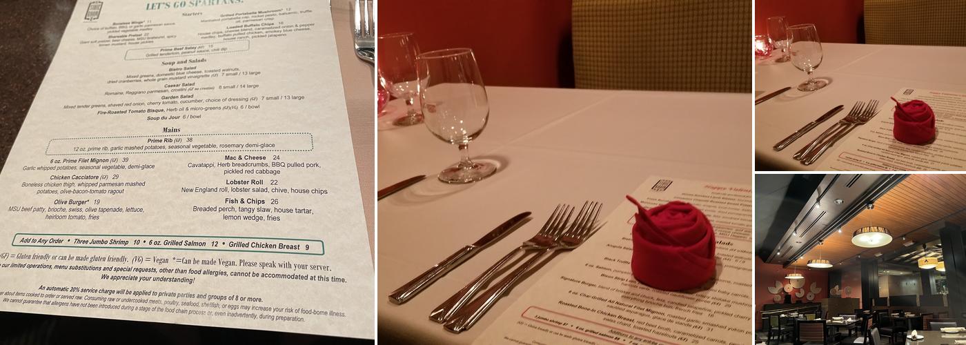 State Room Restaurant Menu