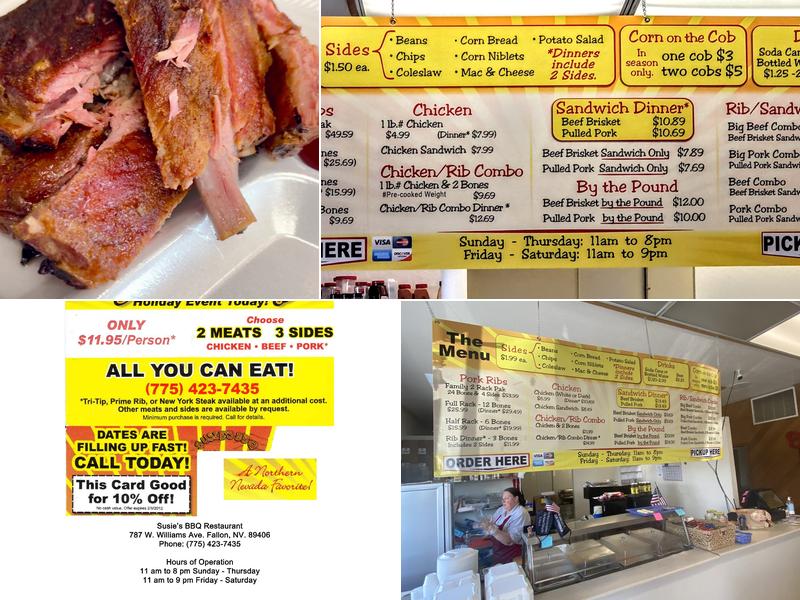 Susie's BBQ & Catering Menu