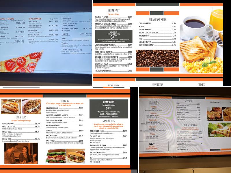 Take Five: Bistro & Bar Menu