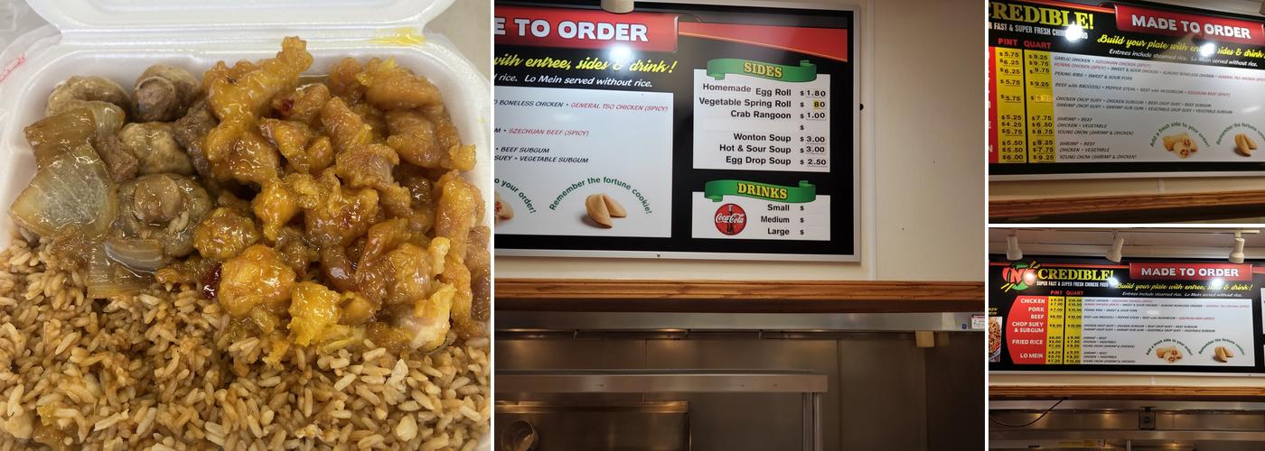 Ingcredible Menu