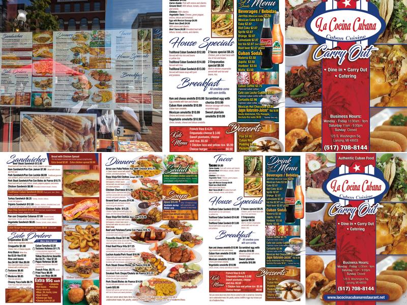 La Cocina Cubana LLC Menu